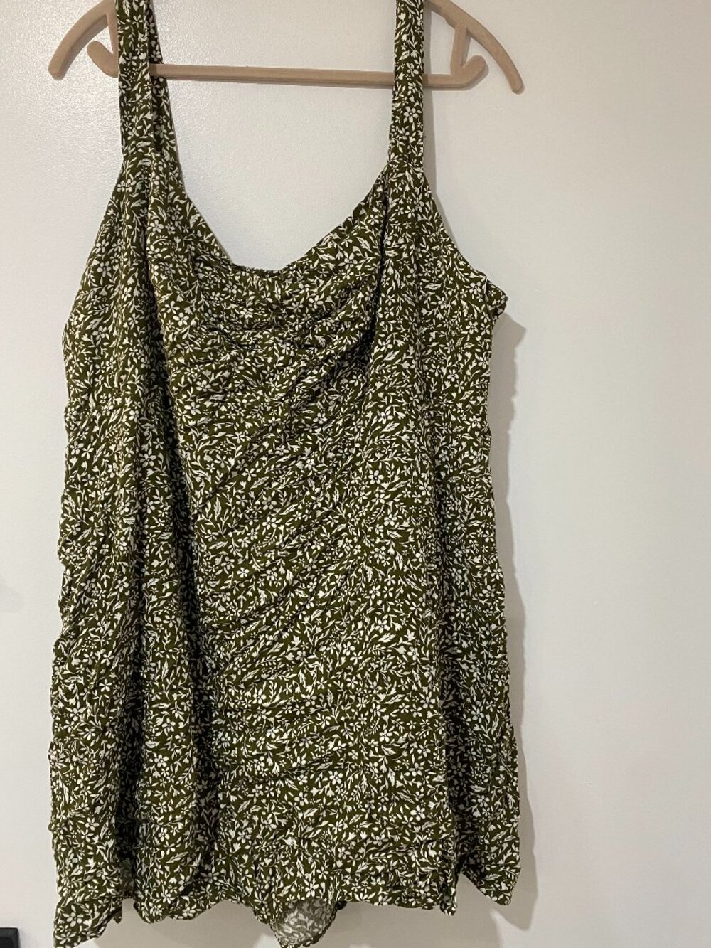 Old Navy Green Ditsy Mini Dress - 2X - NWT